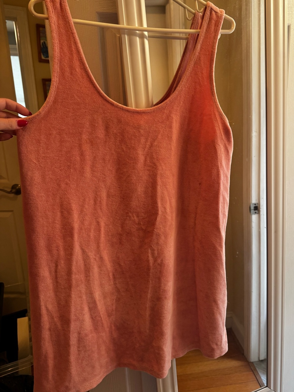 Teddy cloth swim cover up
